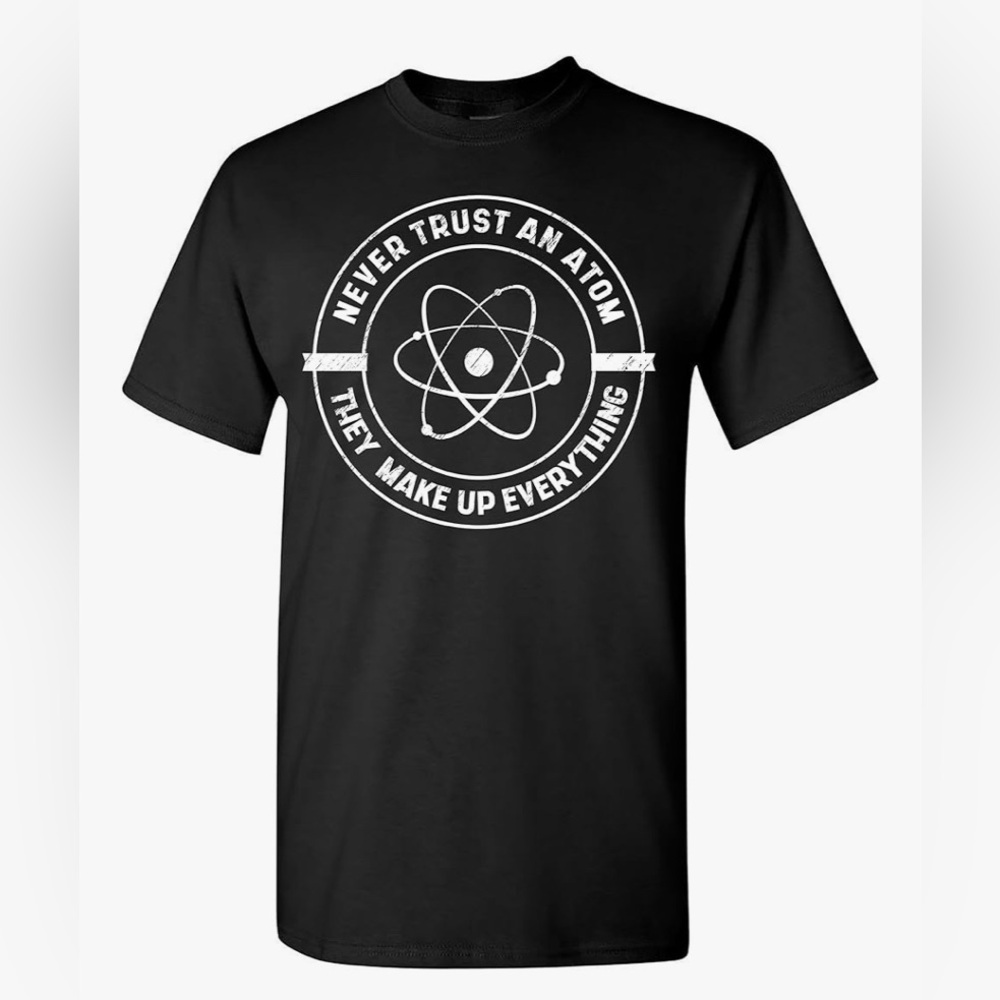 Amazon Black Short Sleeve Tee with White Graphic